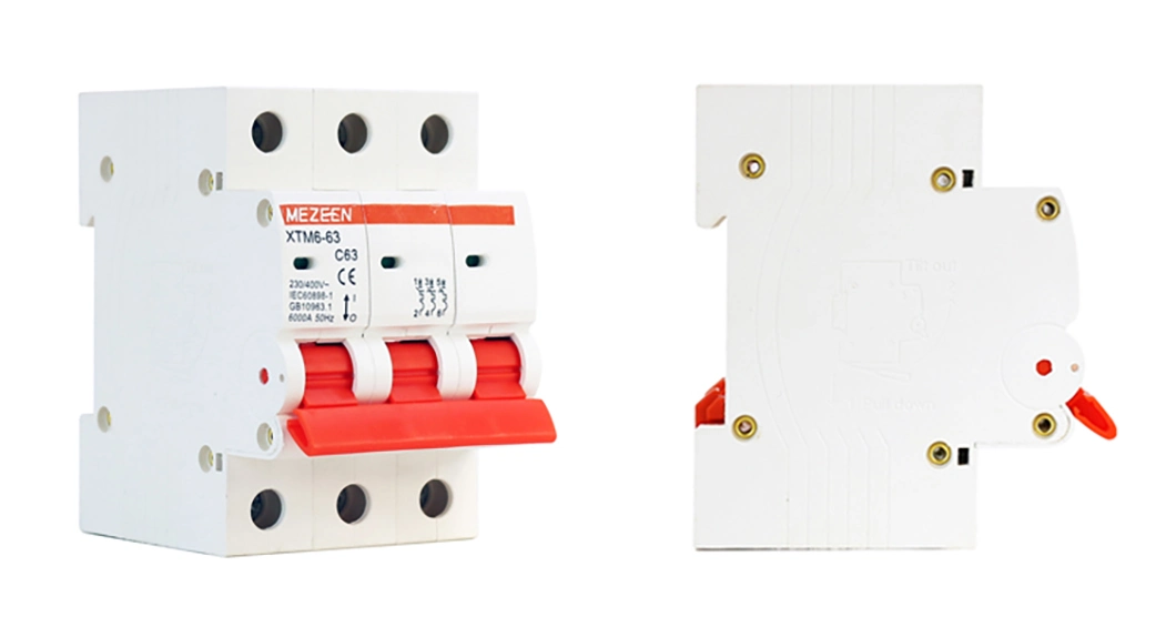 Mezeen MCB Miniature Circuit Breaker 1 2 3 Pole 1-63A