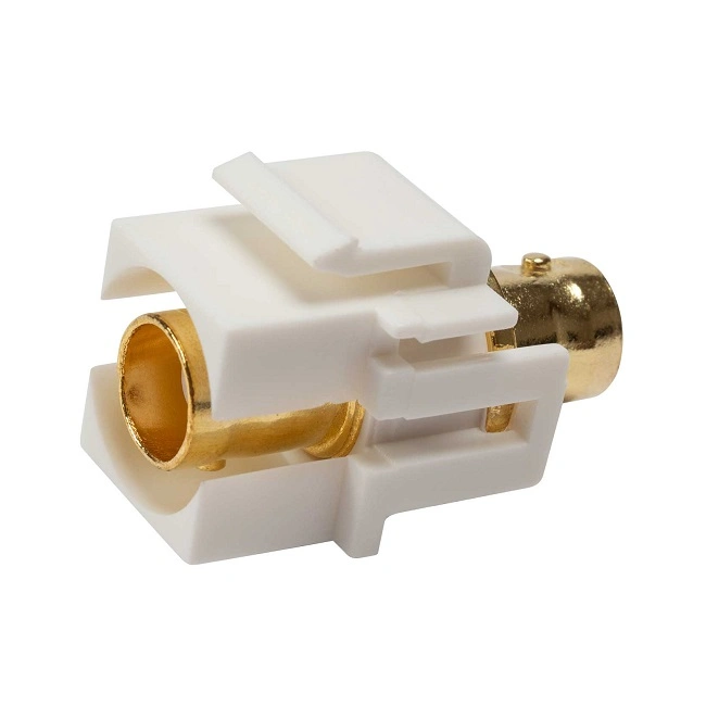 Gold Plated Tnp BNC Keystone Jack Insert Connector for Wall Plate