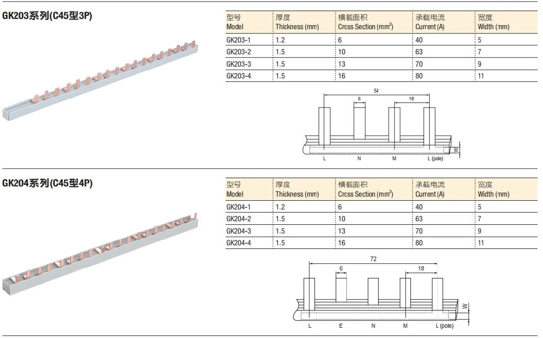 New Type Top Sale Popular Product Pin Type Copper Busbar Assembly Busbar