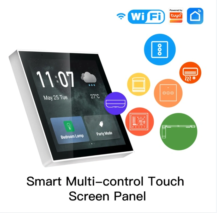 Tuya Home Smart Central Control Panel 4 Inch LCD Screen Touch Panel with Wireless Zigbee