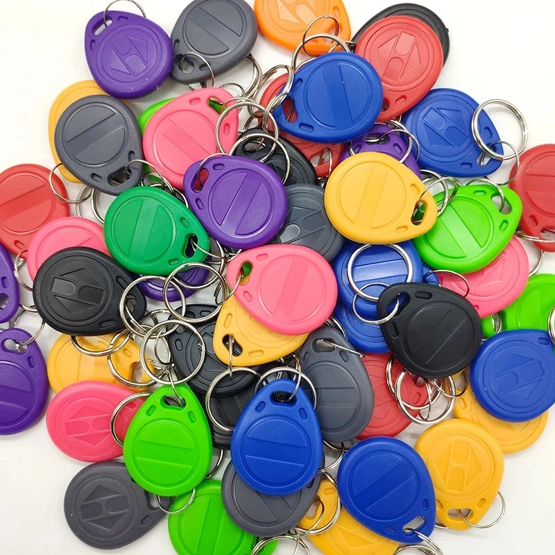 Custom Logo Copy Rewritable Writable Rewrite Duplicate RFID Tag Copy Em4100 125kHz Card Proximity ID Token Keyfobs