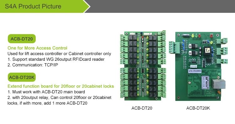 Elevator Controller with Expansion Boards 20-40 Floors/Channels TCP/IP RFID Lift Integrated Access Control Board-Panel for Lift Control Security System