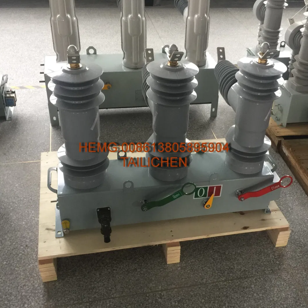 38kv 50Hz/60Hz Recloser with Manualc/O with 6PCS Voltage Sensror in Tank