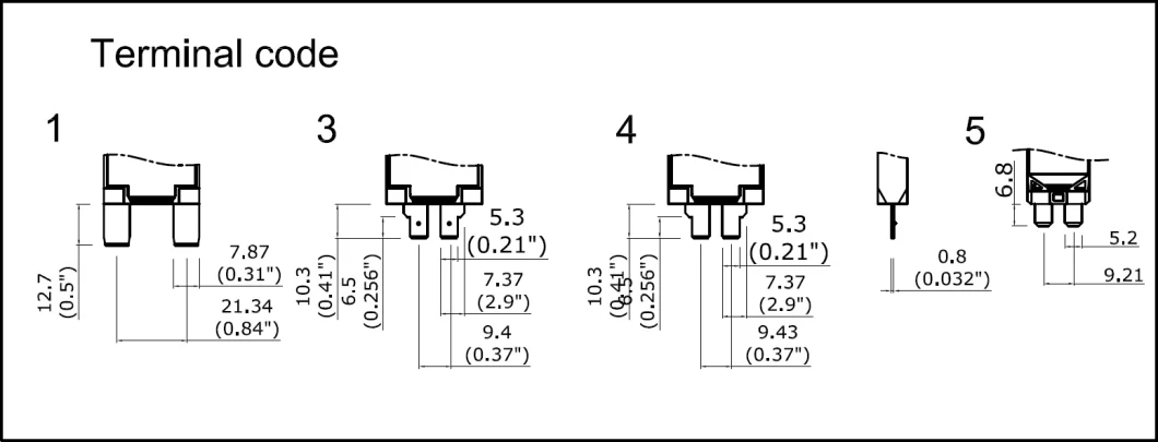 Metal Sheet Structure, Quick-Connect Terminal Design, Overcurrent Circuit Breaker