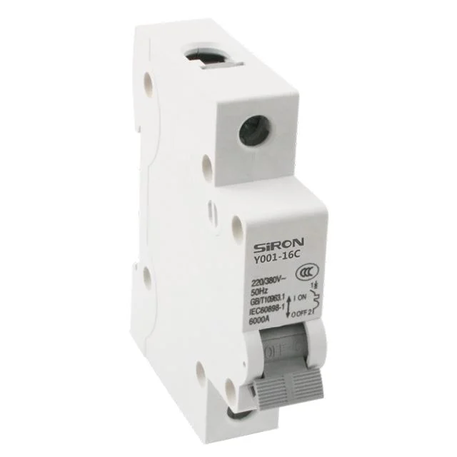 Siron Y00 Electrical Miniature Circuit Breaker Household MCB Circuit Breaker 1p/2p/3p4p AC230V/400V