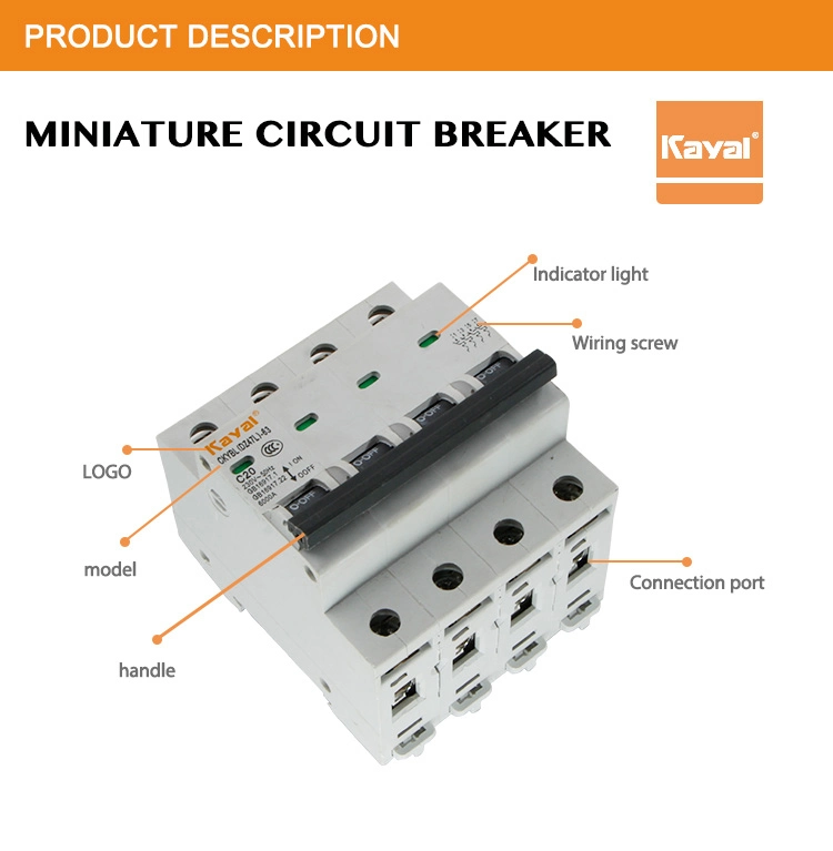 C45 MCB Thermal Mini Circuit Breaker Switch