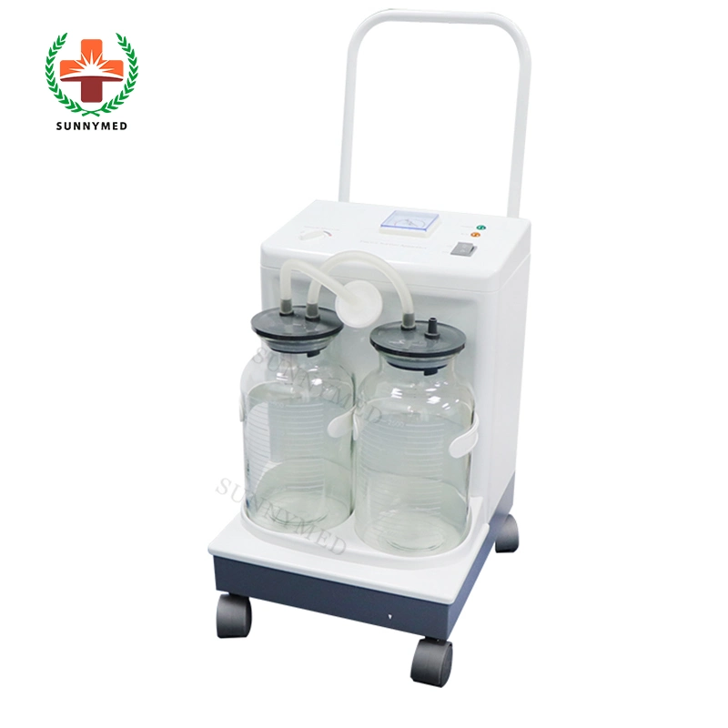 Sy-I050-3 Factory Price Hospital Surgical Emergency Mobile Electric Suction Unit