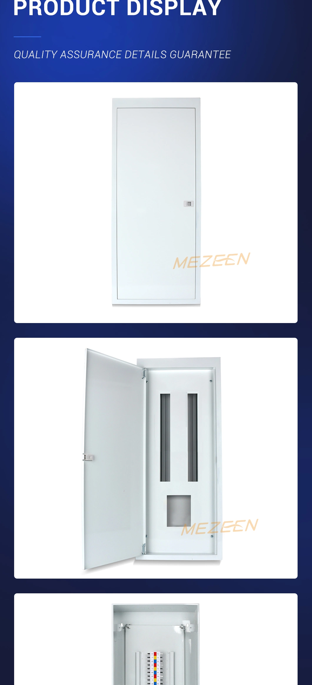 New Arrival 4 /6/8/12 Way Metal IP65 Distribution Board Box Cold-Rolled Stainless Steel Custom Box Cabinet