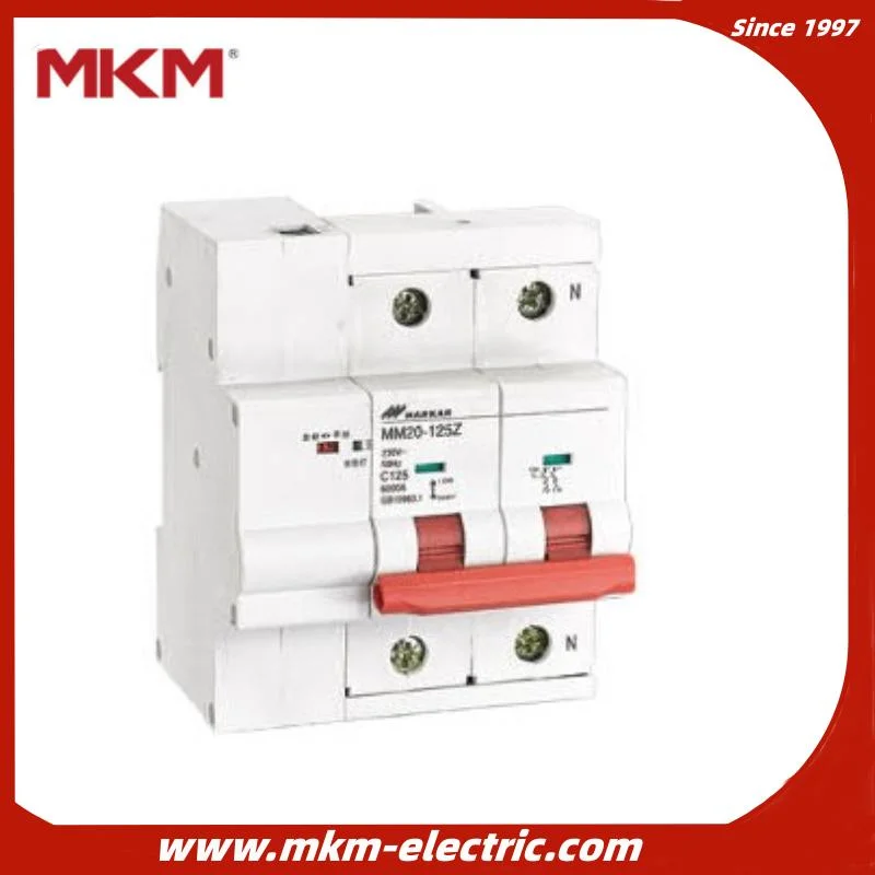 Low Voltage mm18-63 C63 6ka 230/400V 63A MCB Mini Circuit Breaker