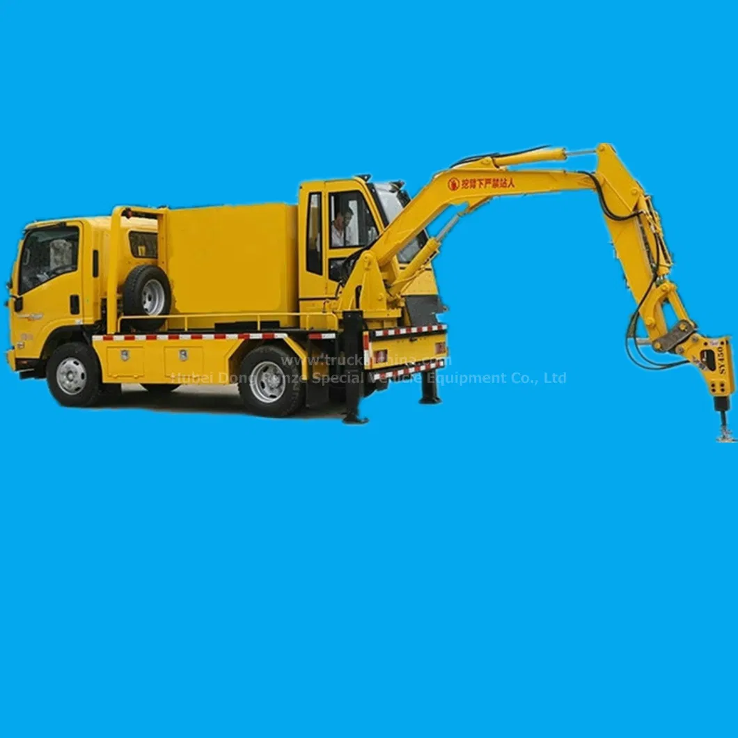 Customizing Foton Tow Truck Multifunctional Emergency Fire Rescue Forklift Towing Vehicle (Accident Broken Car Remove Recovery)