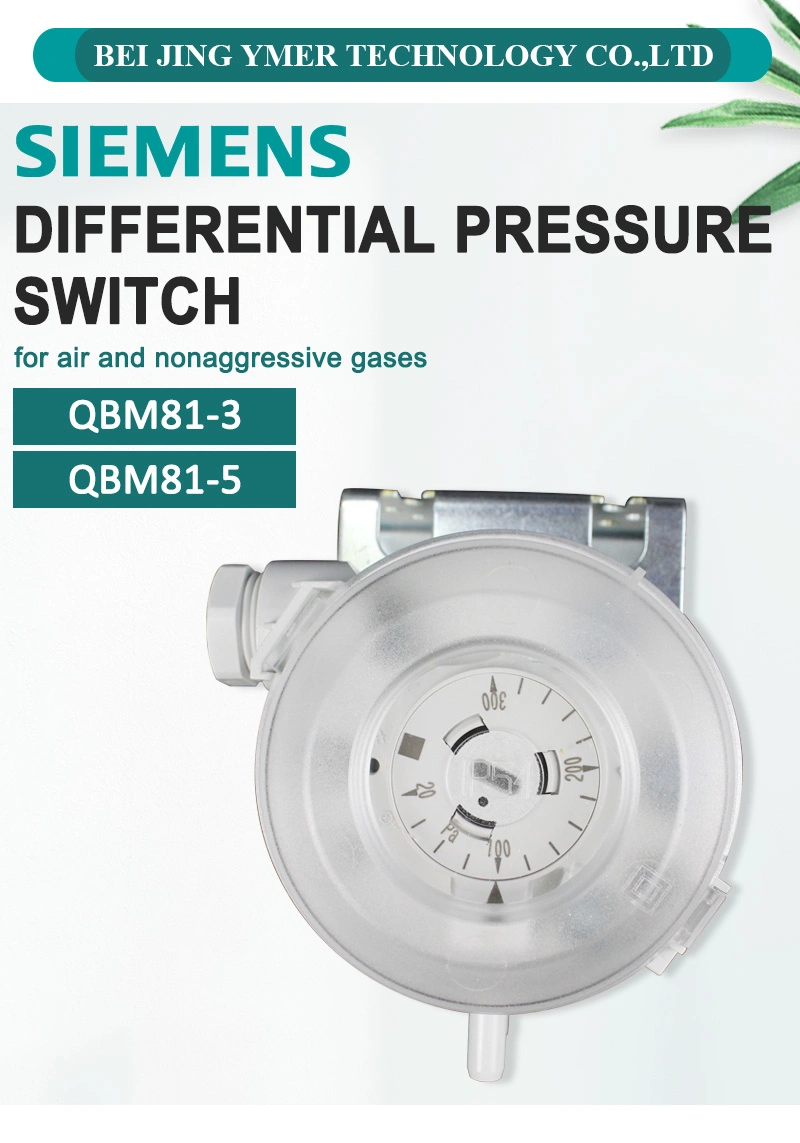 Siemens Differential Pressure Switch Qbm81-3 for Ventilation and Air Conditioning System