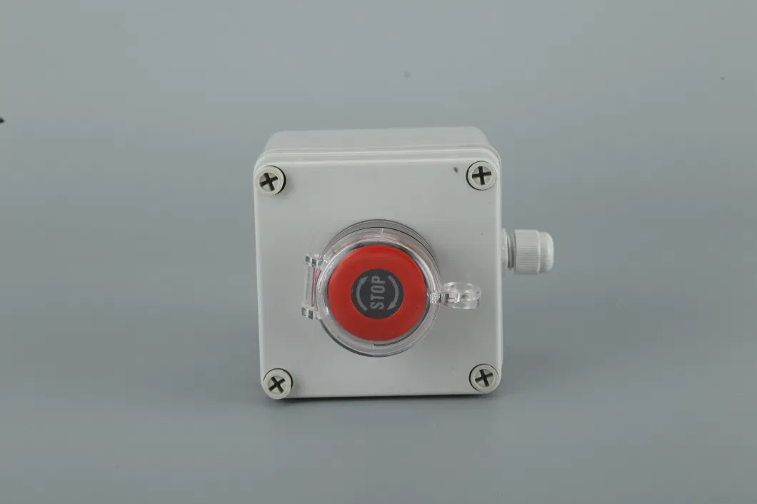 Plastic Waterproof IP65 Electric Push Button Switch Enclosure Single Hole Button Control Box