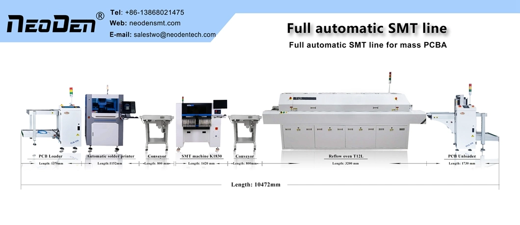 PCB Fabrication Equipment (NeoDen4) for SMD Assembly Line