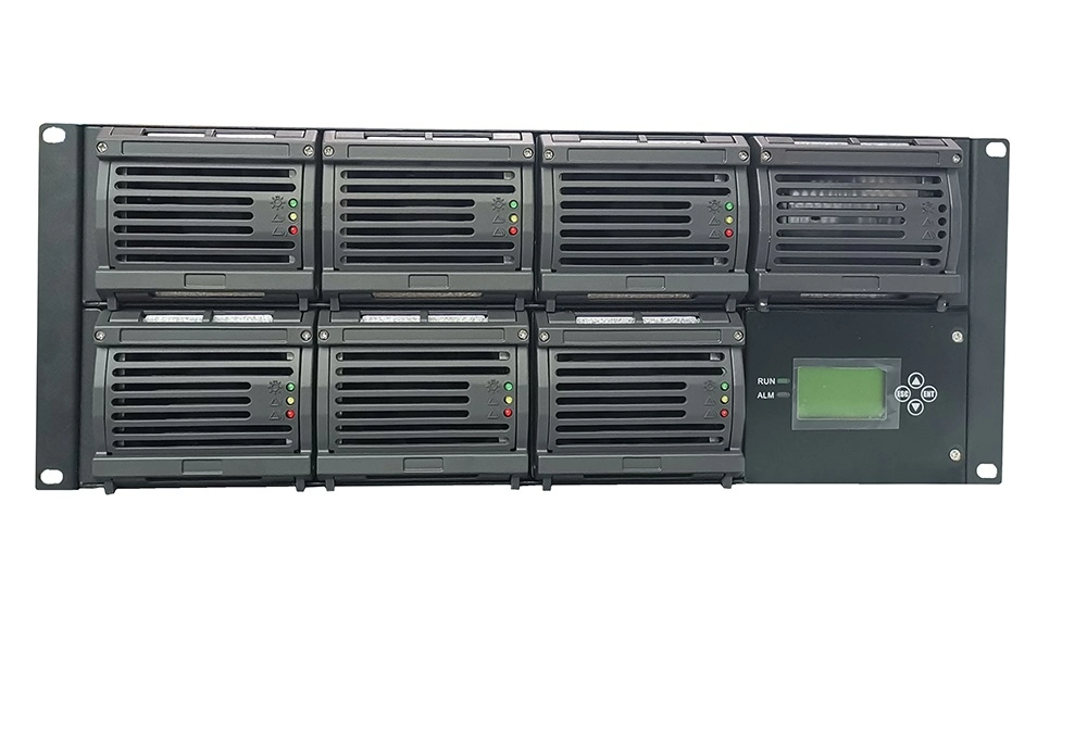 Rack Mount Telecom Rectifier System with DC Distribution Panel