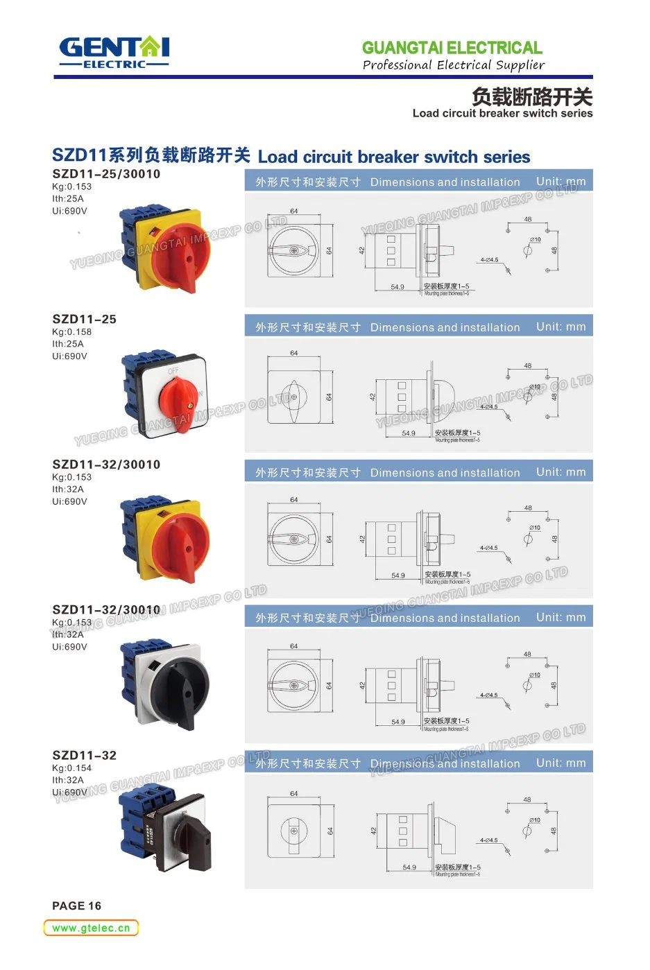 High Quality Automatic Phase Switch Transfer Switch Changeover Switch