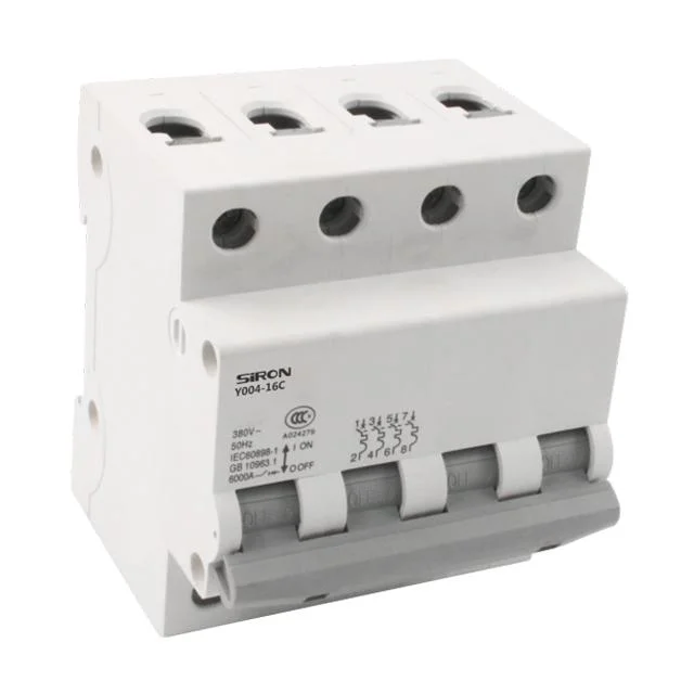 Siron Y00 Electrical Miniature Circuit Breaker Household MCB Circuit Breaker 1p/2p/3p4p AC230V/400V