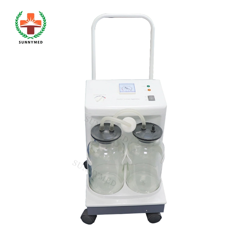 Sy-I050-3 Factory Price Hospital Surgical Emergency Mobile Electric Suction Unit