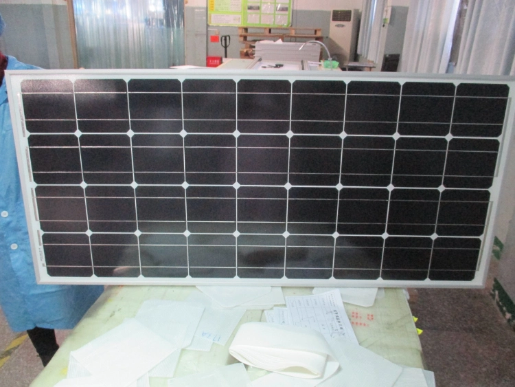 12V Mono Crystalline Material Photovoltaic Solar Panel Mono 90W 95W 100W PV Panel for Solar Lighting System
