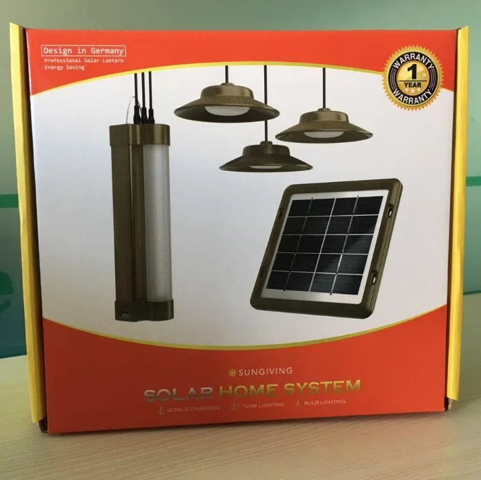 4W High Quality Solar Panel with 3PCS LED Solar Lighting Systems