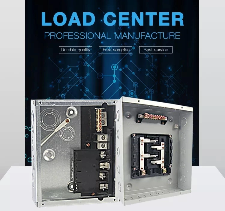 Loadcenter 2way 4way 6way 8way 40A 100A Electric Breaker Box Single Phase Main Lug Load Center