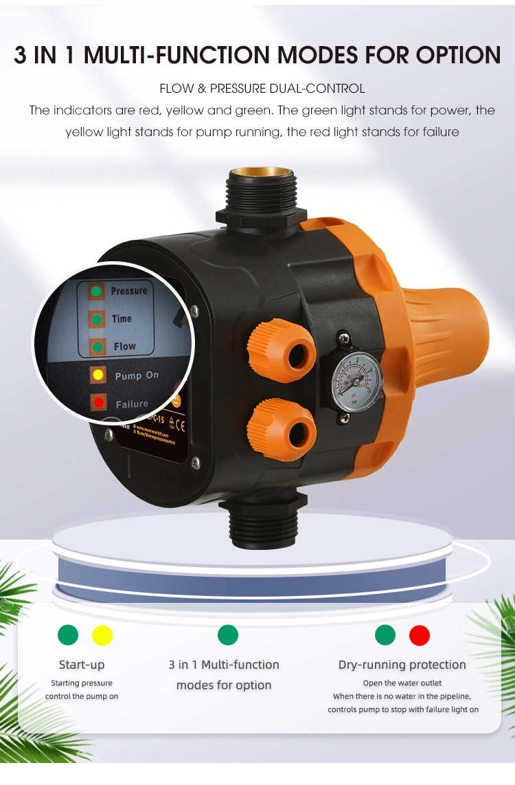 Monro EPC-15 Automatic Pump Control Pressure Control Pressure Switch with Three-in-One Mode