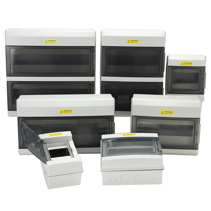 Ht-5 Plastic Waterproof 120*160*95mm ABS Surface Flush Type 5 Way Outdoor MCB Distribution Box Electrical Power Box