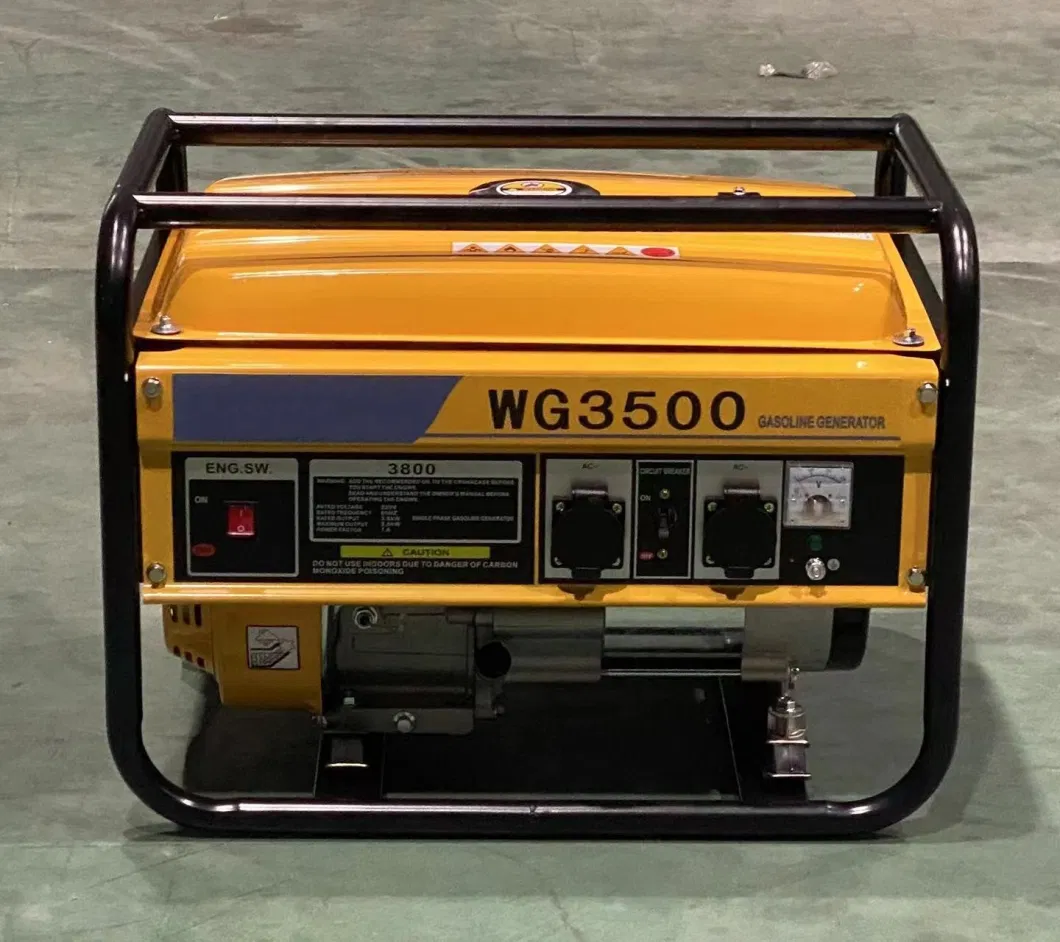 2kw Patented Technology Portable Gasoline Electric Generator for Home Standby Tank Engine Air Protection Circuit Cooling