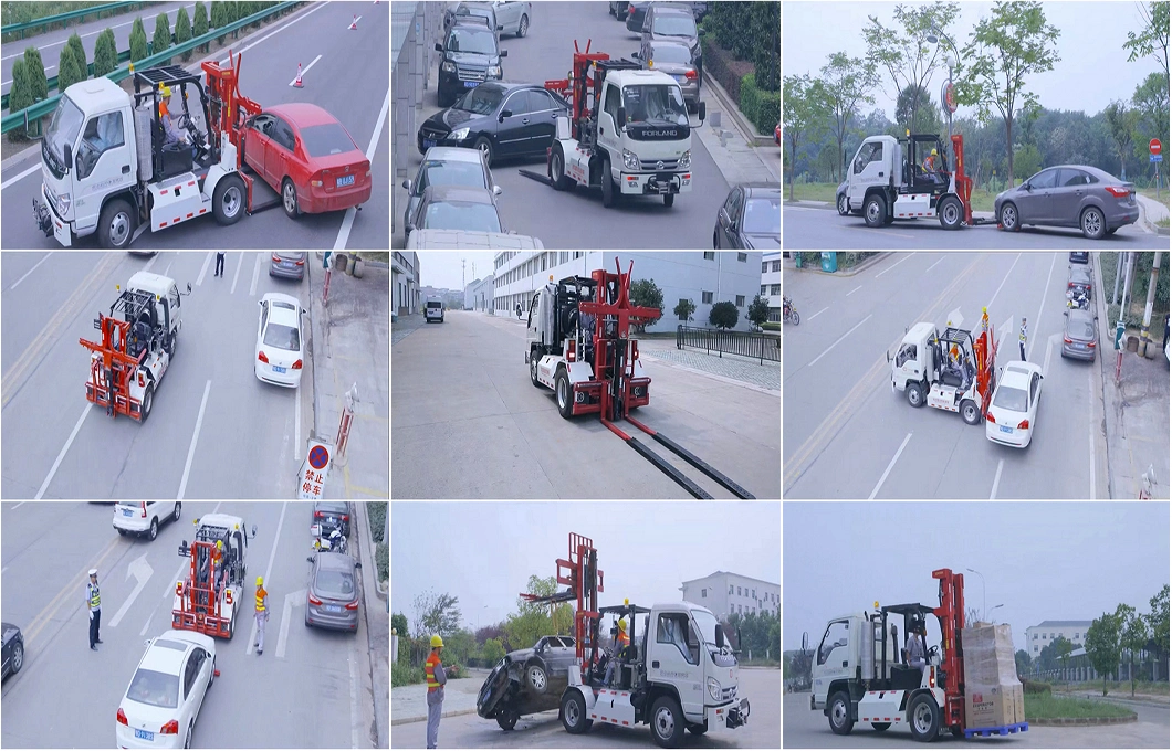 Customizing Foton Tow Truck Multifunctional Emergency Fire Rescue Forklift Towing Vehicle (Accident Broken Car Remove Recovery)