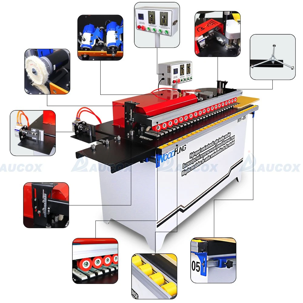 Automatic Banding Machine Furniture Cabinet Door PVC Tape Edge Bander