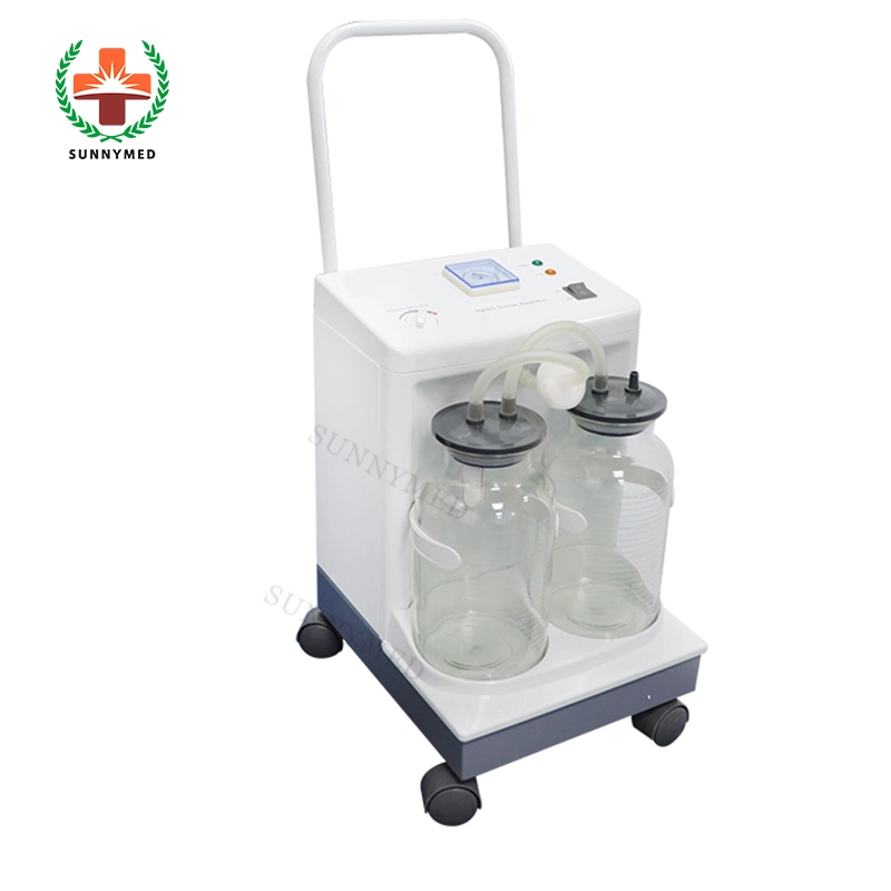 Sy-I050-3 Factory Price Hospital Surgical Emergency Mobile Electric Suction Unit