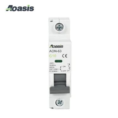 AOasis Aon-63 1p MCB Цена C63 Производитель MCB миниатюрная схема Выключатель MCB