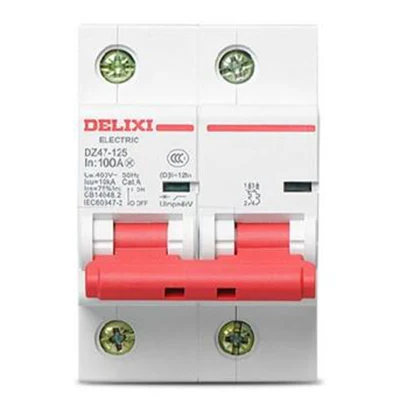  Delixi dz47s миниатюрный прерыватель цепи 1P 2 P 3 P 4 P