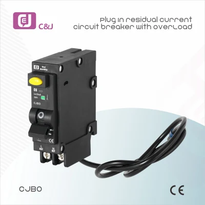  Подключите 6ka одна фаза прерыватель цепи RCBO утечки на землю