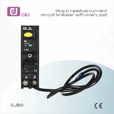  Подключите однофазный контур утечки на землю типа 1p+N 6/10ка Выключатель RCBO