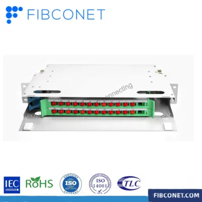 ODF Fibconet 24 ядер оптическое волокно распределения рамы коммутационной панели