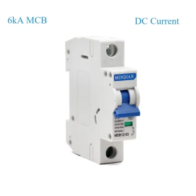  1p 16A 20A 40A 63A DC MCB 250V прерыватель цепи для фотоэлектрических систем с кривой Главный выключатель аккумуляторной батареи