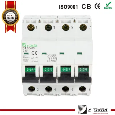 6KA MCB6-63 DAB дома прерыватель цепи с маркировкой CE Сертификат CB