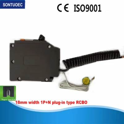 Горячая продажа 6ka Автоматический выключатель 40A 30mA MCB+RCBO УЗО