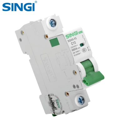  6ka Singi Air Price Overload Protection Электрическая миниатюрная цепь MCB Выключатель