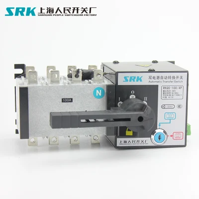  Rkq6 Hgld Dual Power 3p 4p 20A-3200A 100A Переangeover ATS Переключатель автоматического включения резерва генератора