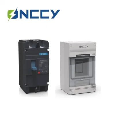  Защита от перегрузки постоянного тока MCCB 500 в 160A Цепь корпуса Solar Molded Выключатель