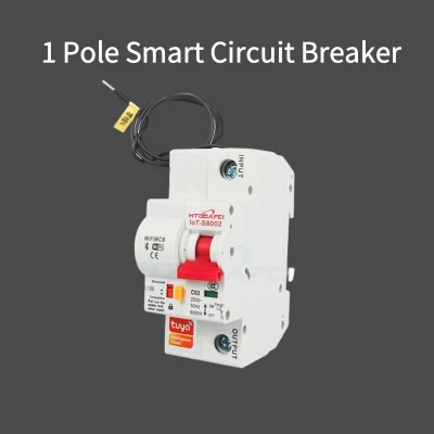  Высококачественный WiFi Smart 1p 2p 3p 4p 32A C. Автоматический выключатель в интеллектуальном доме изогнутой кривой