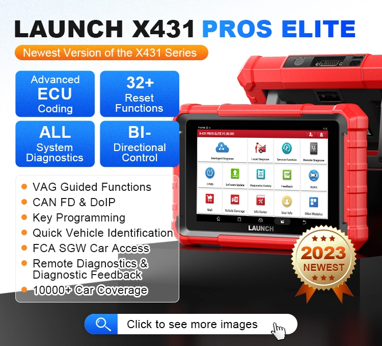 Launch X431pros X431 Pros Elite OBD X-431 Euro PRO Automotive Diagnostic Scanner Cable Box for Car