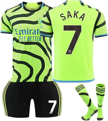 2023 Hot Sale New Season Thai Quality Fans City Europe Team Soccer T Shirt Jersey Football Uniform Soccer Jersey 7 Saka 8 Martin Aard High 11 Martinelli Custom