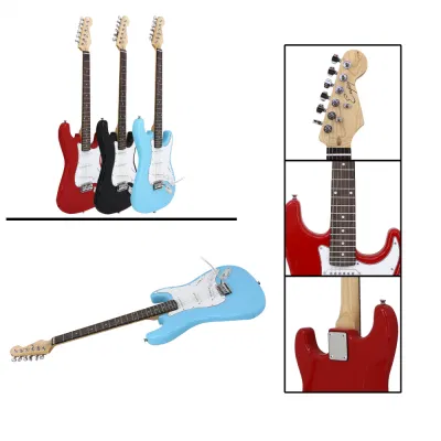 China Factory Customs Martin Guitar Electronic Jazz Guitar Kit String Musical Instruments Colorful Carbon Fiber St Bass Guitar Electric Guitar