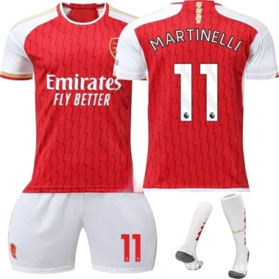 2023 Hot Sale New Season Thai Quality Fans City Europe Team Soccer T Shirt Jersey Football Uniform Soccer Jersey 7 Saka 8 Martin Aard High 11 Martinelli Custom