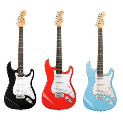 China Factory Customs Martin Guitar Electronic Jazz Guitar Kit String Musical Instruments Colorful Carbon Fiber St Bass Guitar Electric Guitar