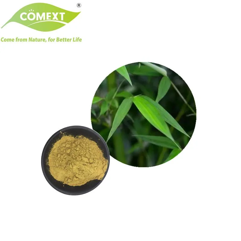 Comext ISO Halal Kosher Certificated Antioxidant Pure Natural 60% Silica Bamboo Leaf Extract for Healthcare Supplement