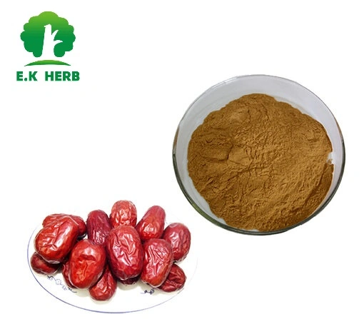 E. K Herb 100% Natural Semen Ziziphi Spinosae Capsule Ziziphus Jujuba Mill Seeds Polvo Spine Date Seed Extract Powder with 10%-50% Polysaccharides &amp; Jujuboside