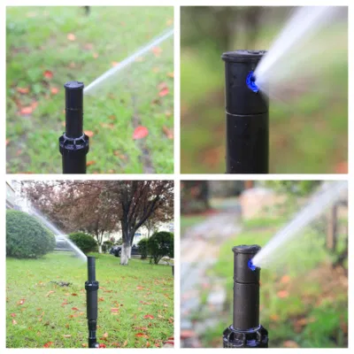  ABS Material Pop up Gear Sprinkler Head Adjustment for Big Lawn